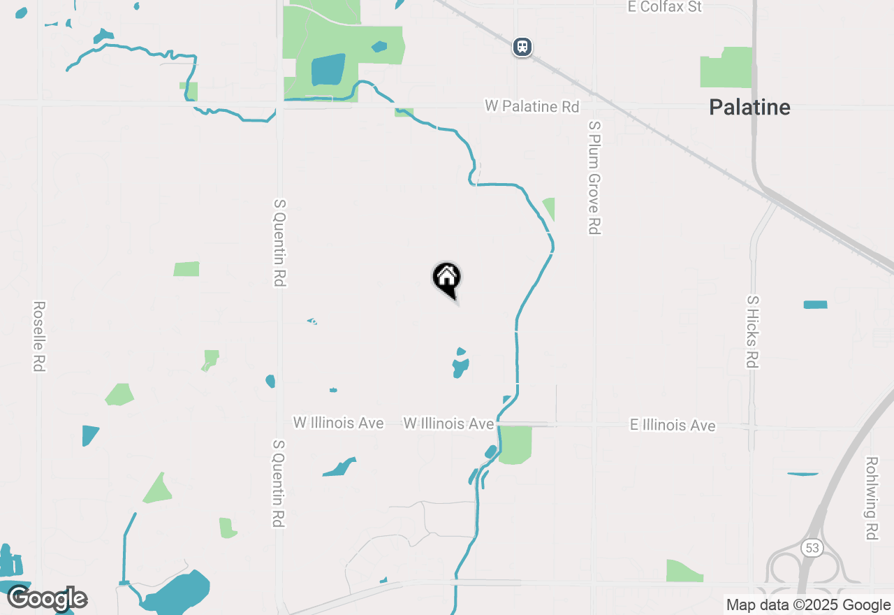 Map of 354 W Pleasant Hill Boulevard, Palatine, IL 60067