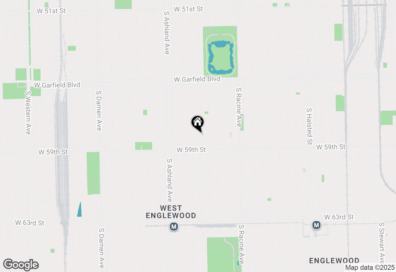 Map of 5811 S Bishop Street, Chicago, IL 60636