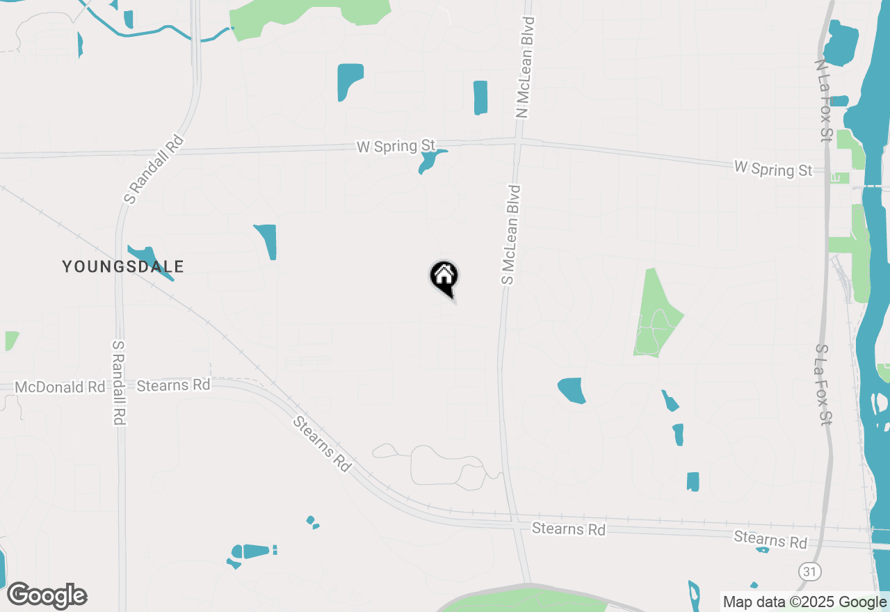 Map of 301 Kingsport Drive, South Elgin, IL 60177