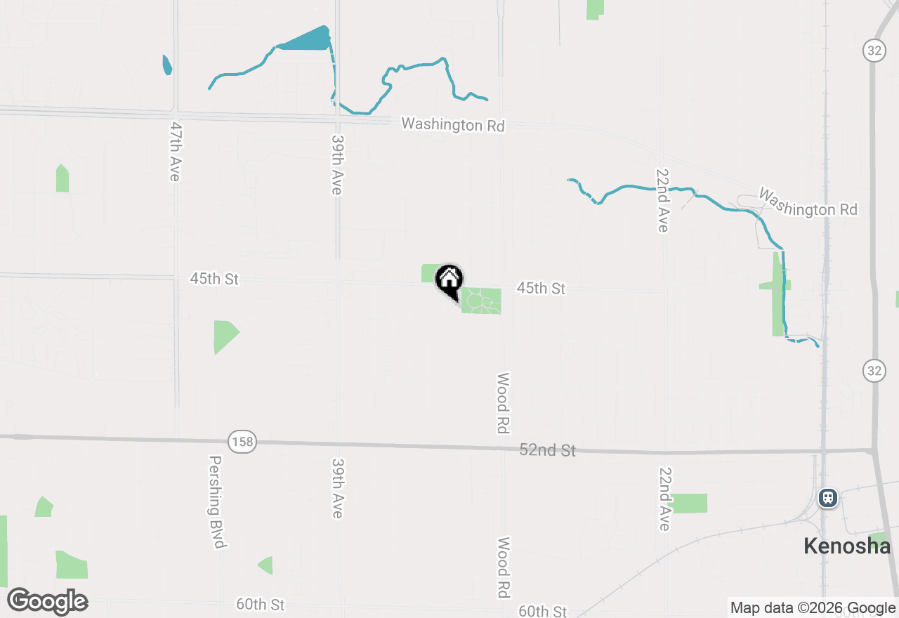 Map of 4537 33rd Ave, Kenosha, WI 53144