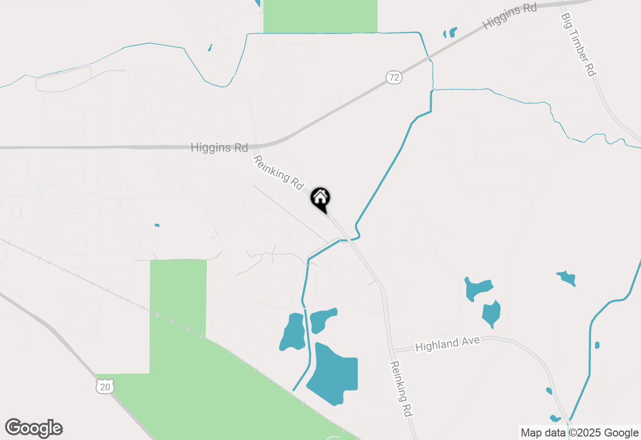 Map of 460 Lancaster Drive, Pingree Grove, IL 60140