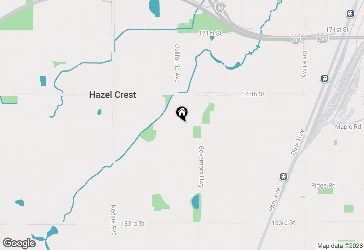 Map of 2715 Knollwood Place, Hazel Crest, IL 60429