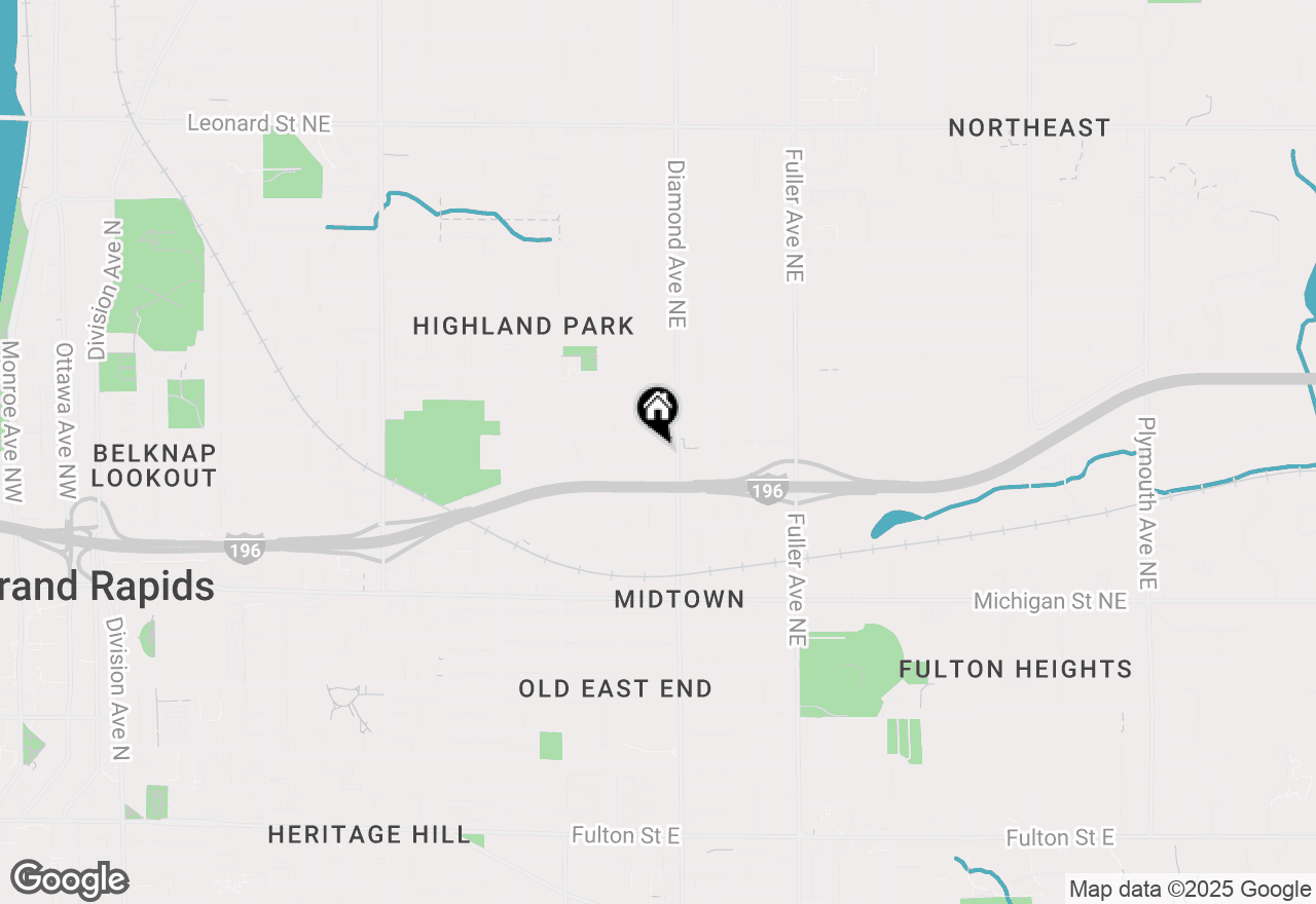 Map of 622 Tuttle Avenue Ne, Grand Rapids, MI 49503