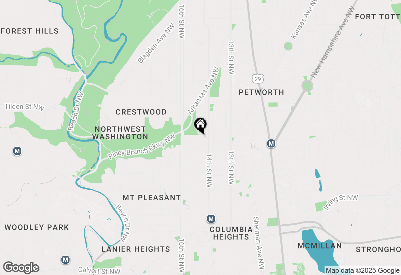 Map of 1421 Spring Road Nw #303, Washington, DC 20010