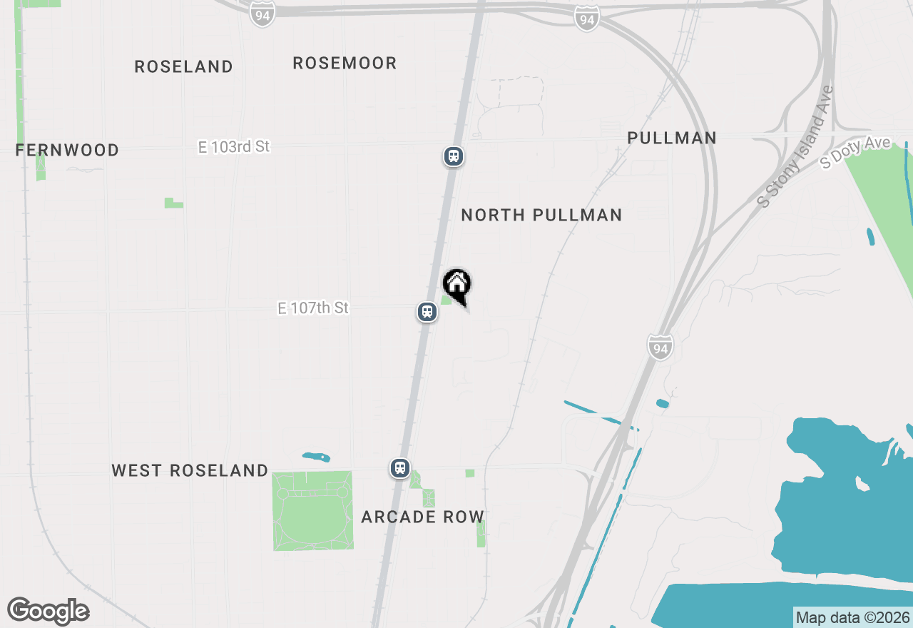 Map of 10713 S Champlain Avenue, Chicago, IL 60628