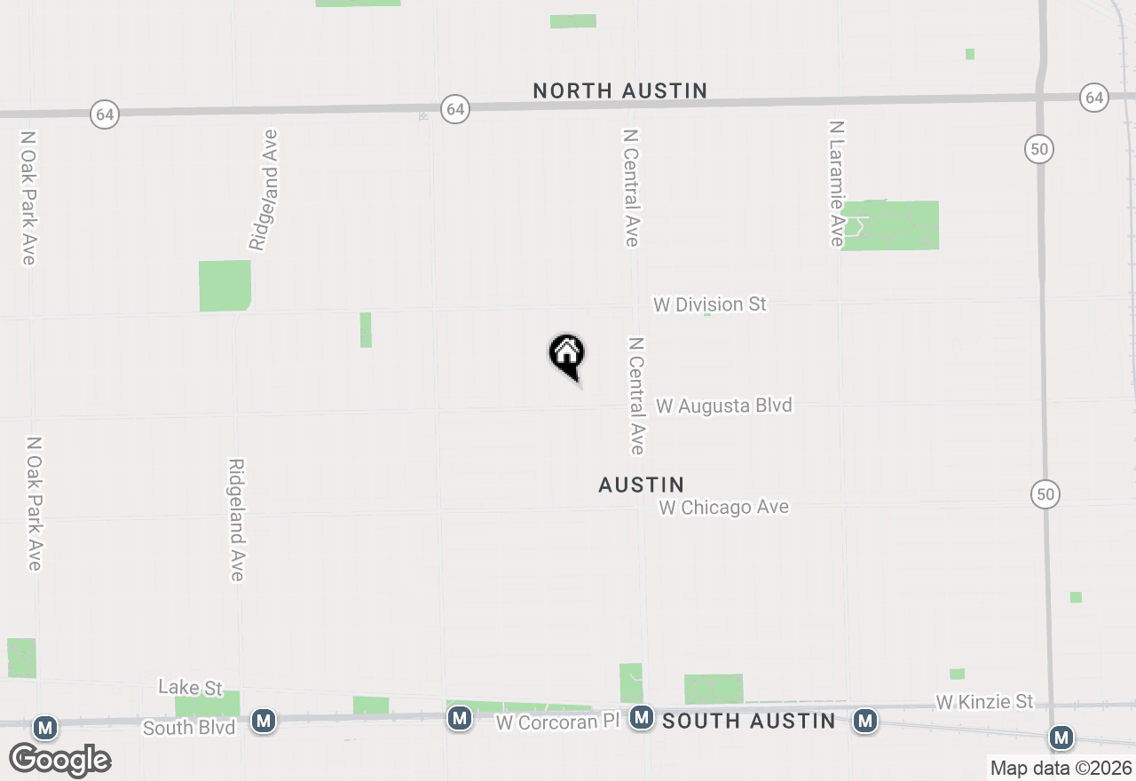 Map of 1019 N Massasoit Avenue #2, Chicago, IL 60651