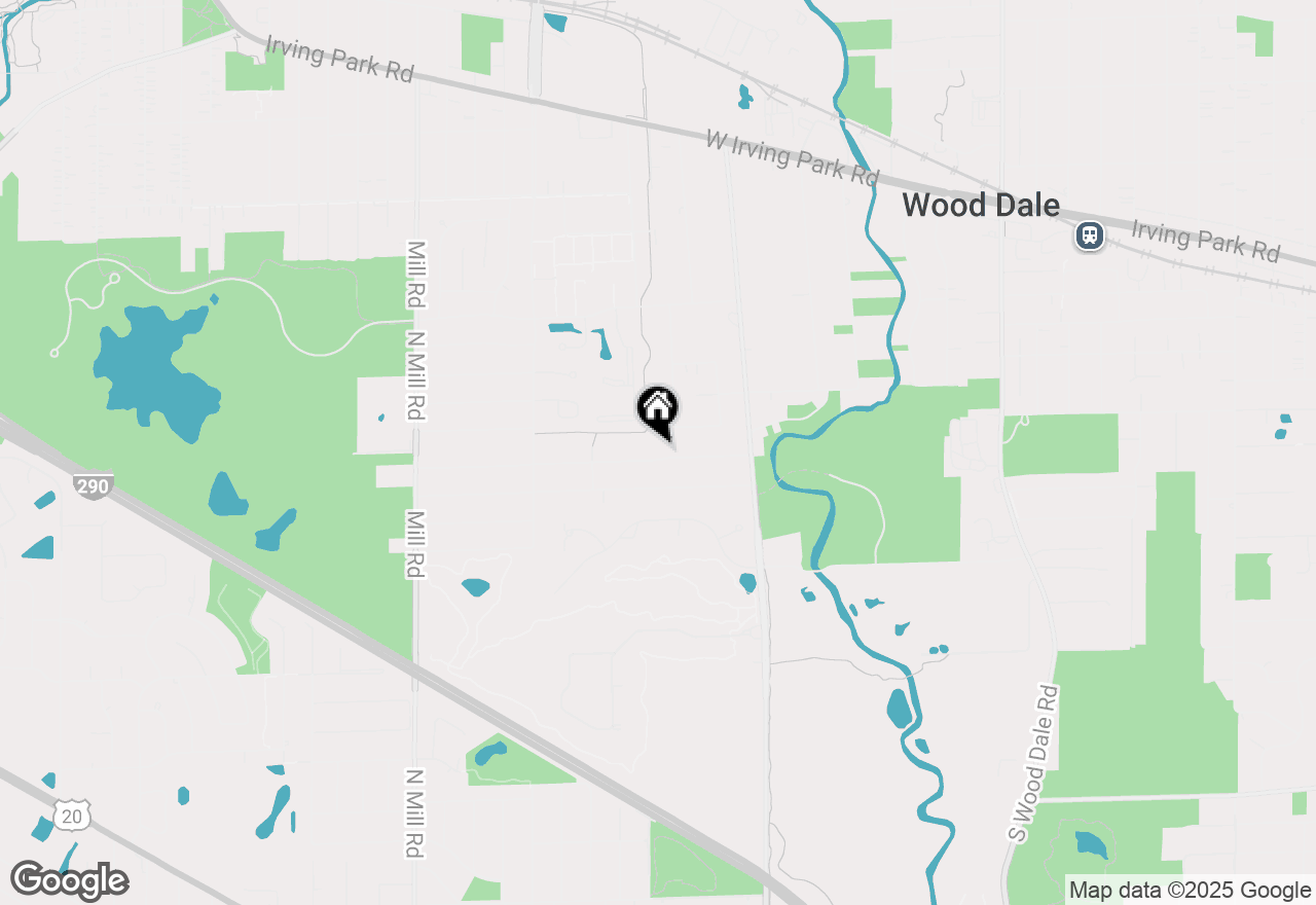 Map of (Address confidential), Wood Dale, Illinois 60191