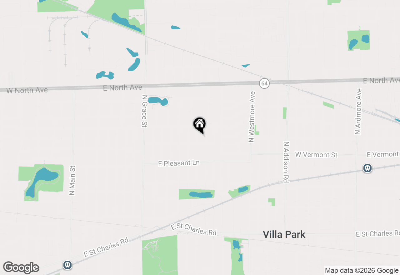 Map of 525 N Clarendon Avenue, Lombard, IL 60148