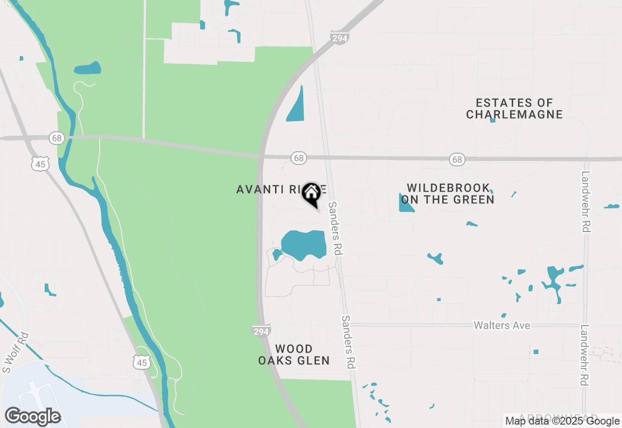 Map of 4121 Yorkshire Lane, Northbrook, IL 60062