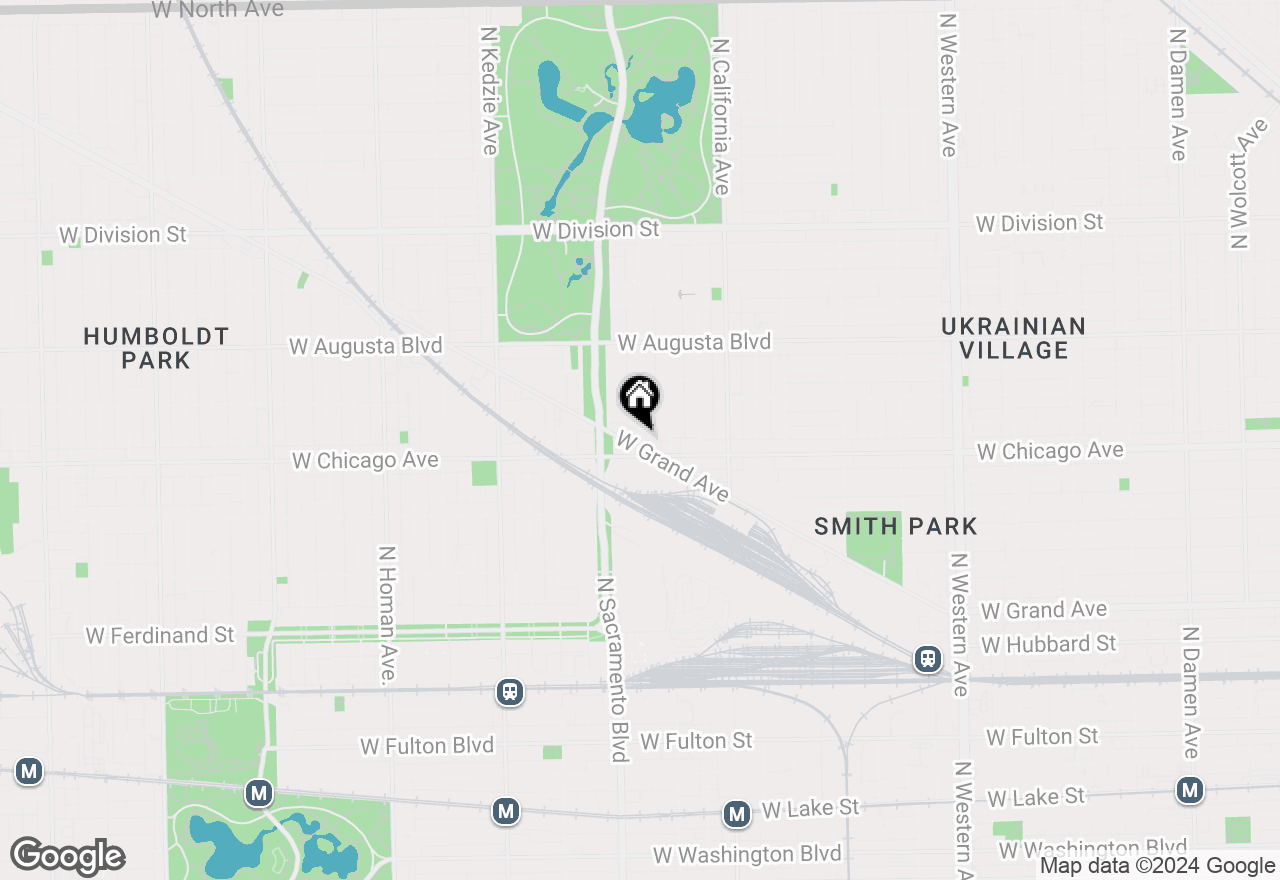 Map of 815 N Richmond Street #402, Chicago, IL 60622