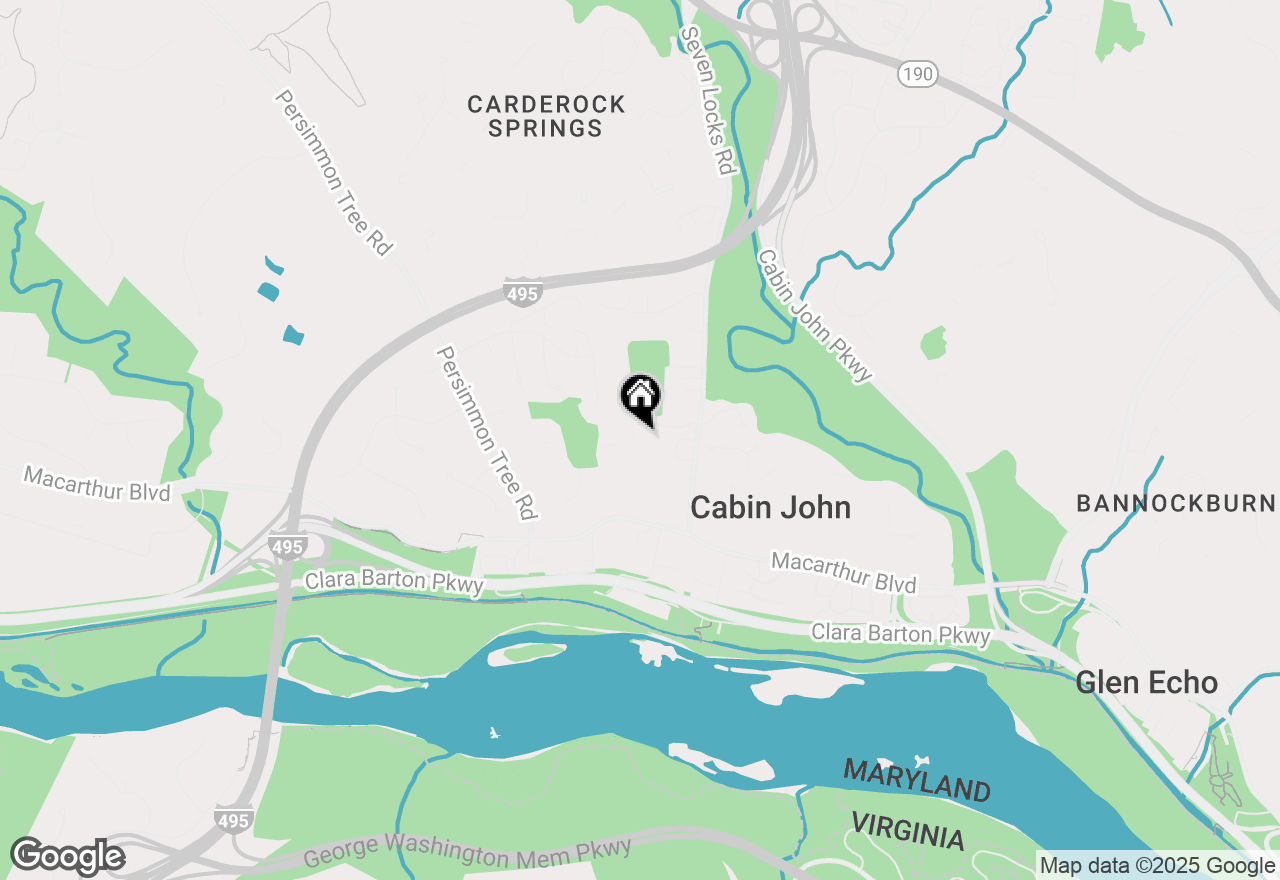 Map of 6533 79th Place, Cabin John, MD 20818