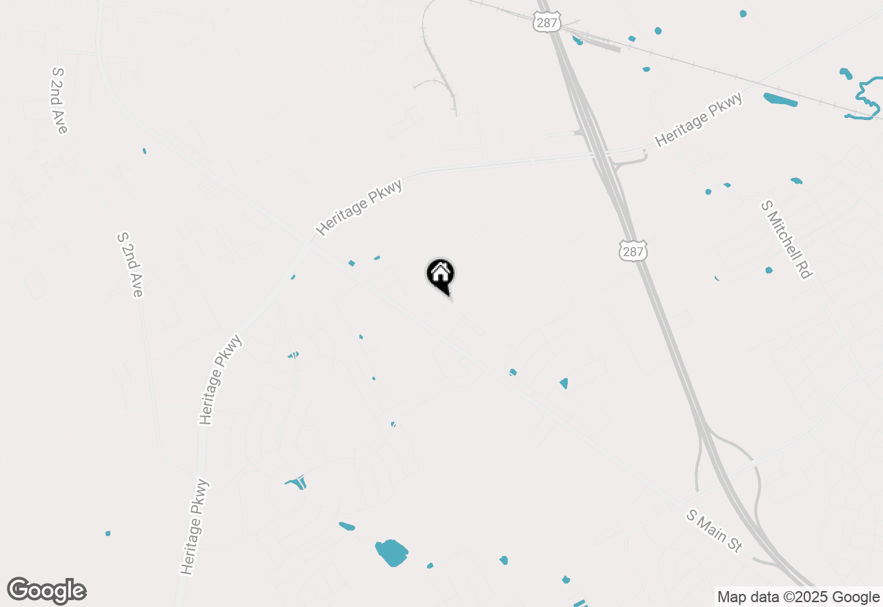 Map of 1104 Saddle Court, Mansfield, TX 76063