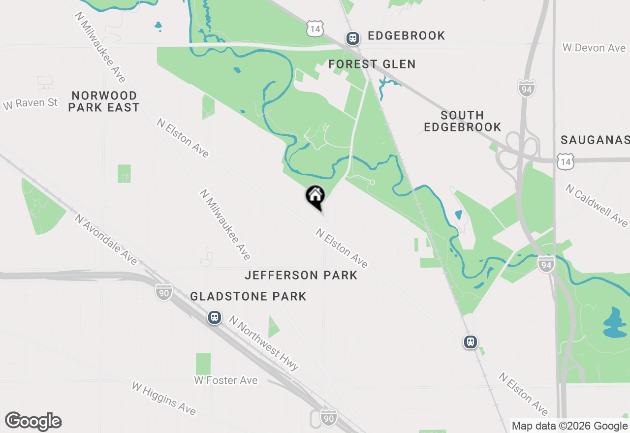 Map of 5720 N Manton Avenue, Chicago, IL 60646