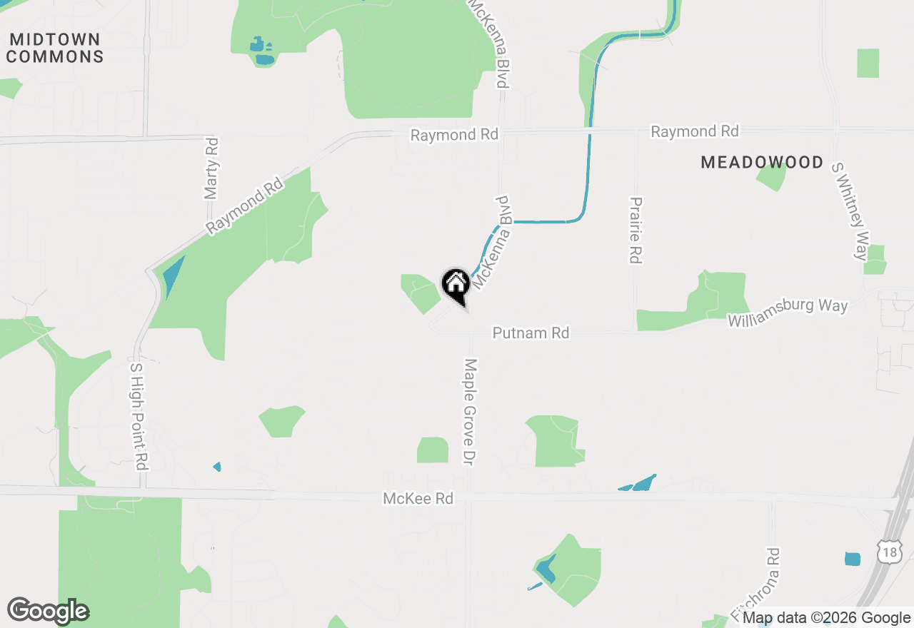 Map of 5 Yorktown Circle, Madison, WI 53711