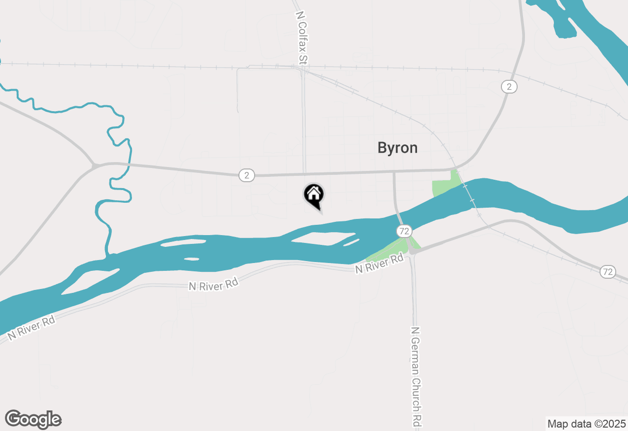 Map of 240 S West Street, Byron, IL 61010