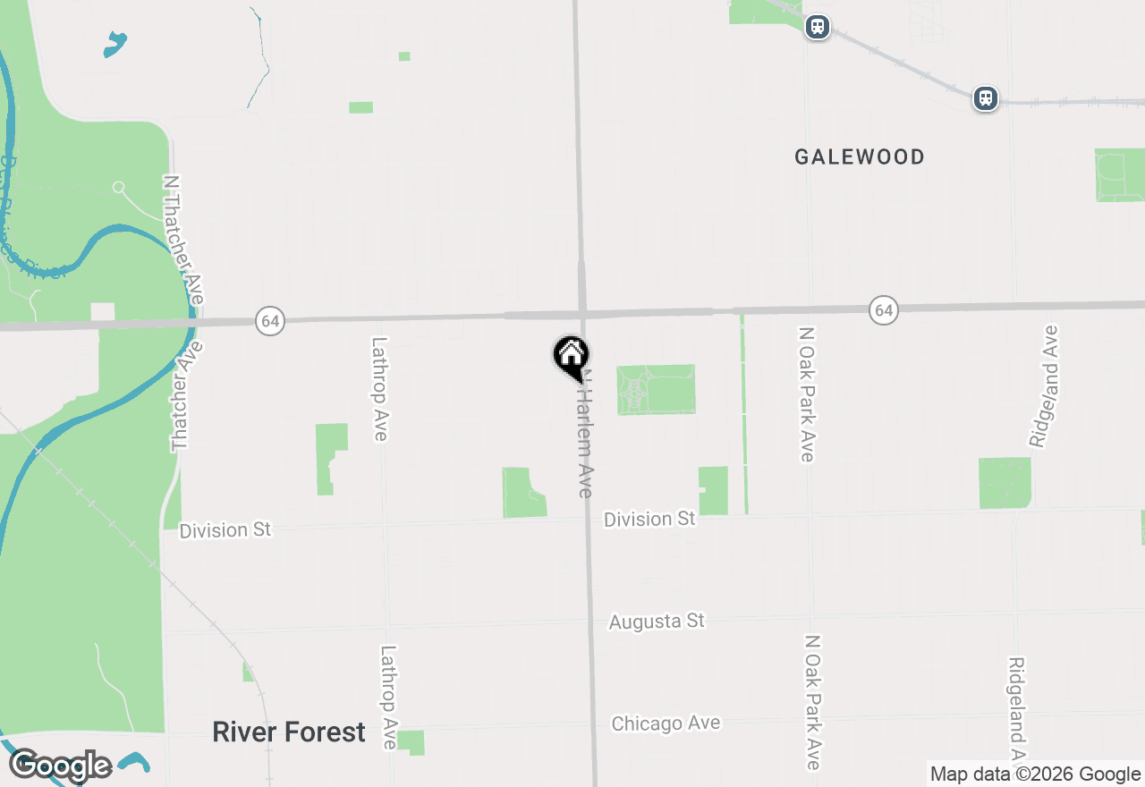 Map of 1420 N Harlem Avenue #E, River Forest, IL 60305