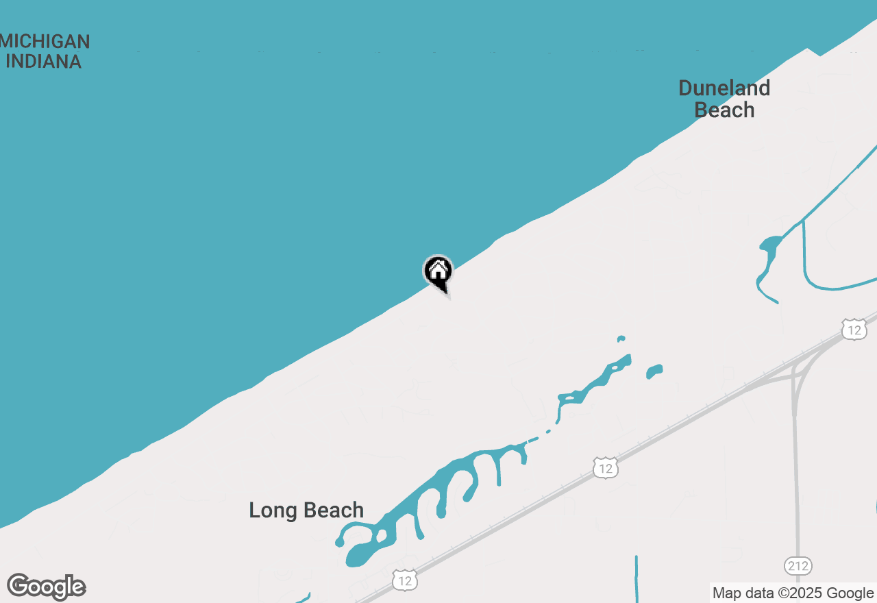 Map of 2609 Lake Shore Drive, Long Beach, IN 46360