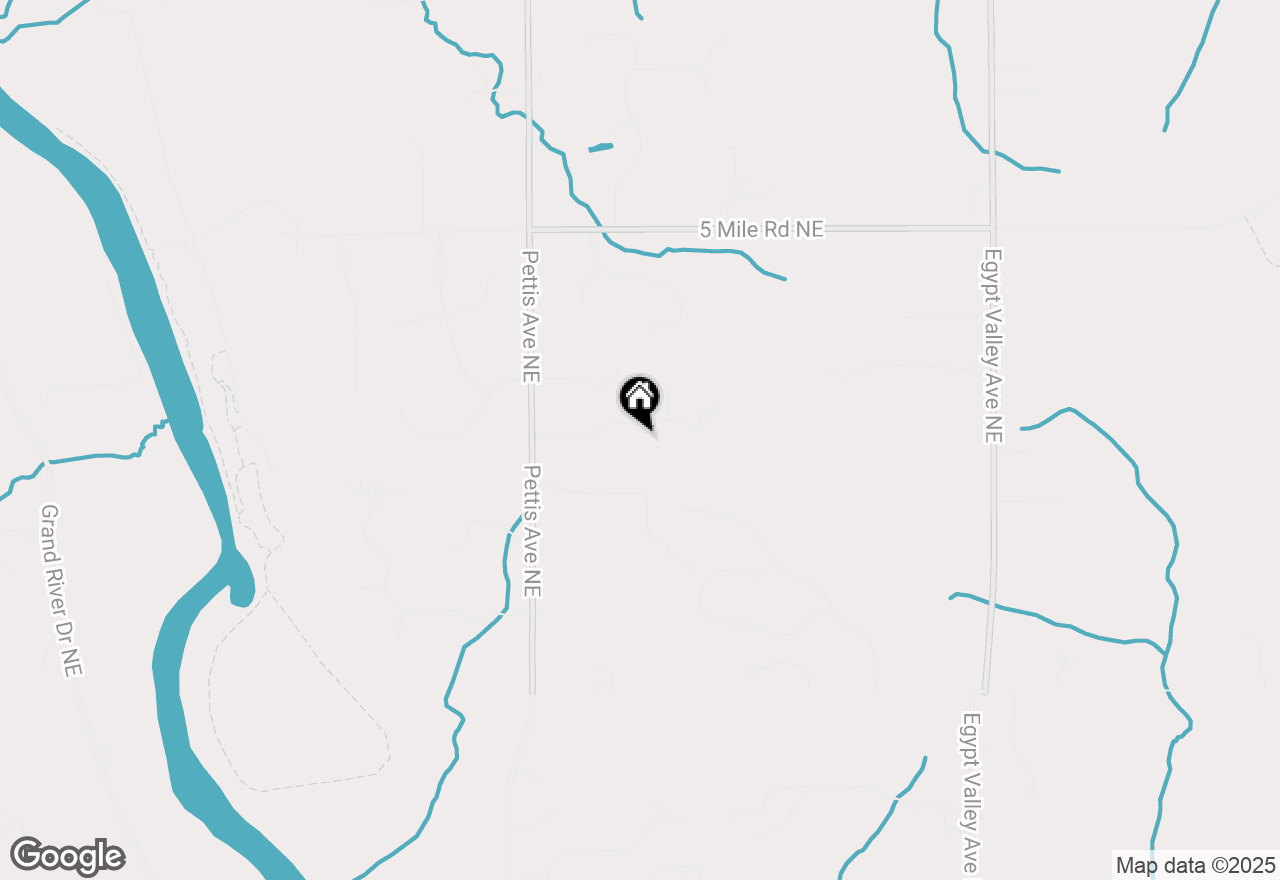 Map of 5814 Cannon Hills Drive Ne, Ada, MI 49301