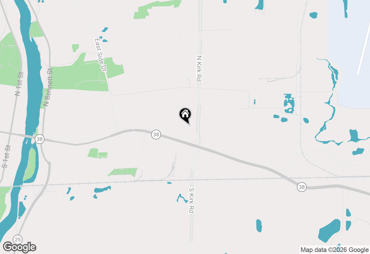 Map of 1334 Hill Road, Geneva, IL 60134