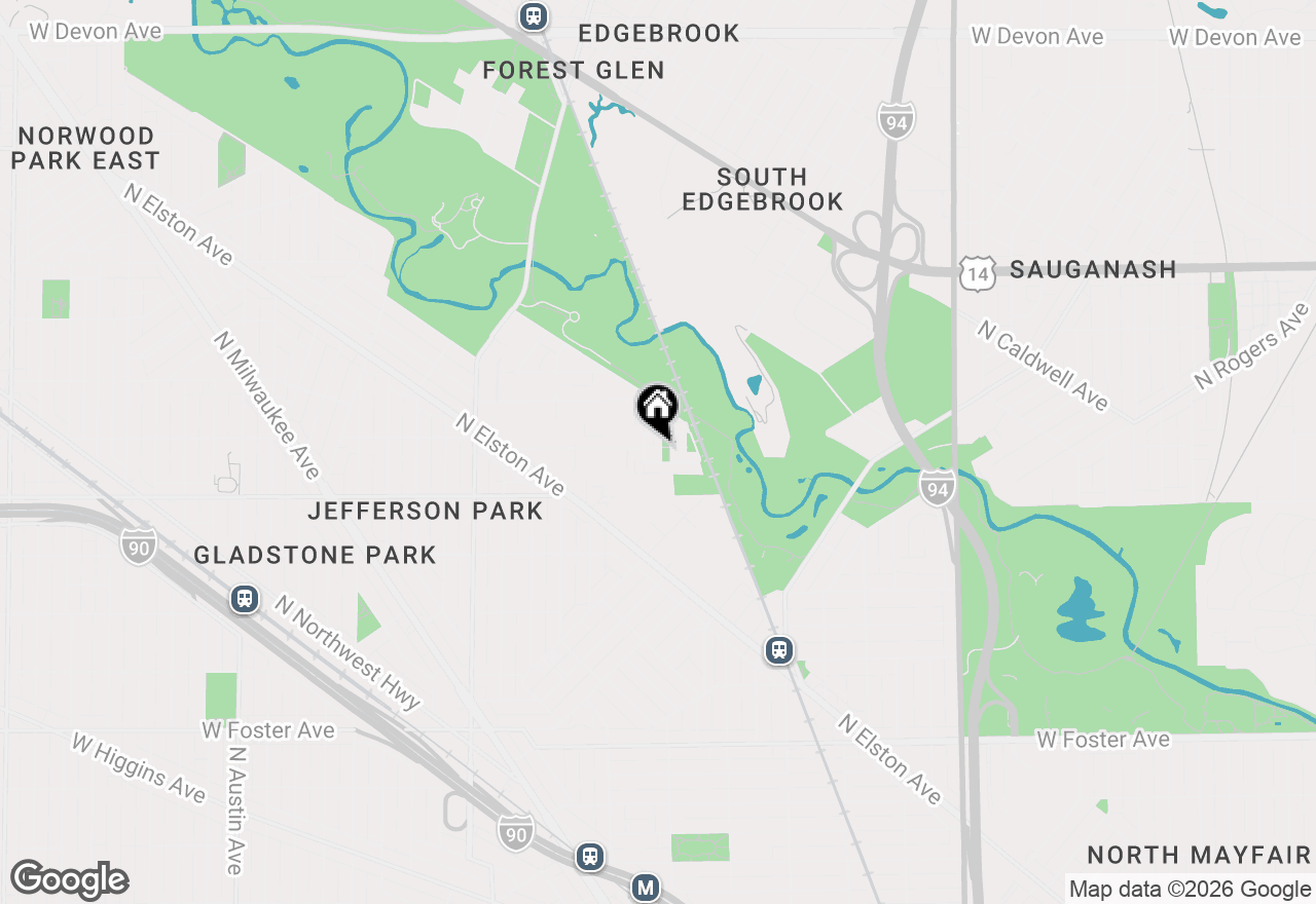 Map of 5658 N Latrobe Avenue, Chicago, IL 60646