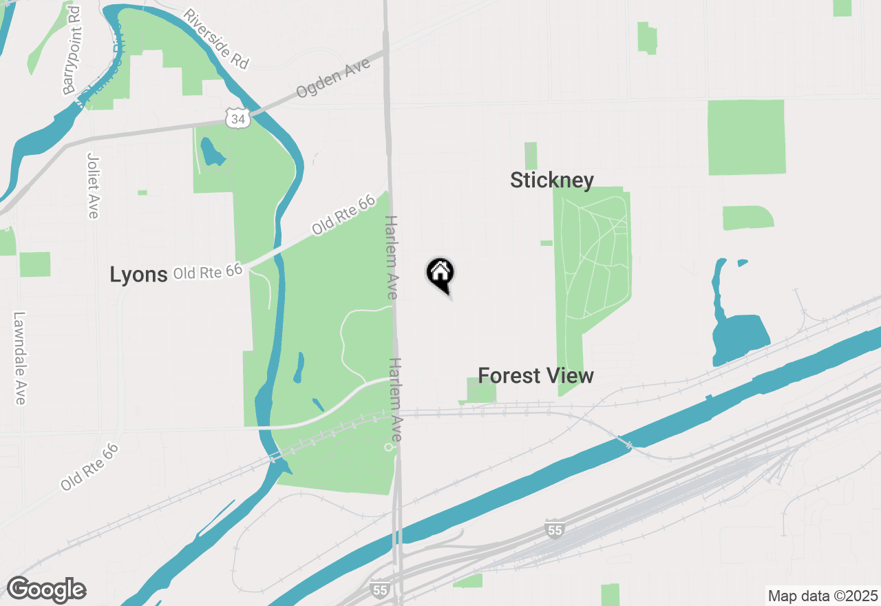 Map of 4401 Wisconsin Avenue, Stickney, IL 60402