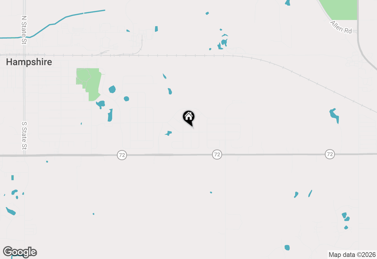 Map of 656 Vine Street, Hampshire, IL 60140
