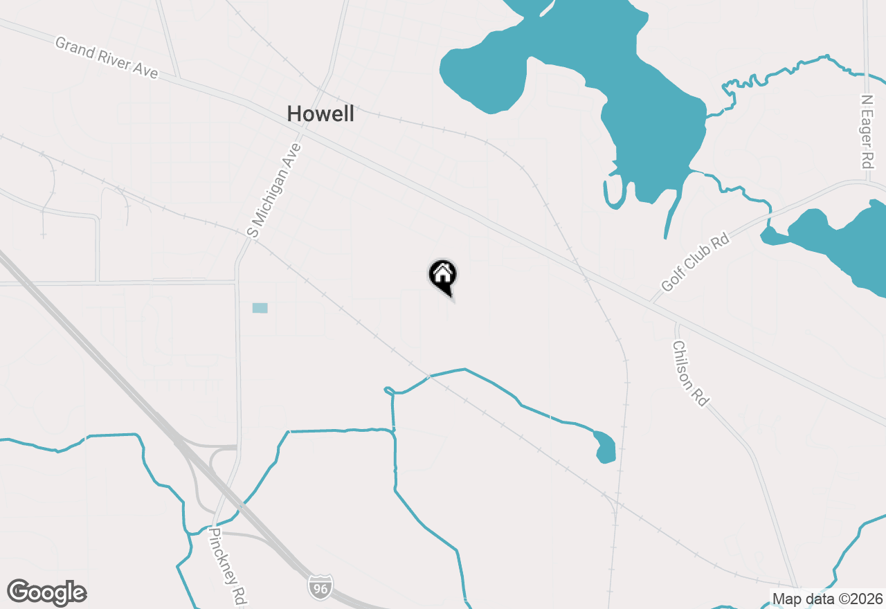 Map of 817 Nelsons Ridge Drive, Howell, MI 48843