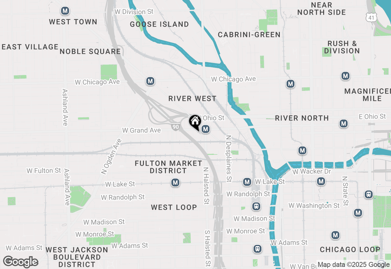 Map of 456 N Green Street #2, Chicago, IL 60642