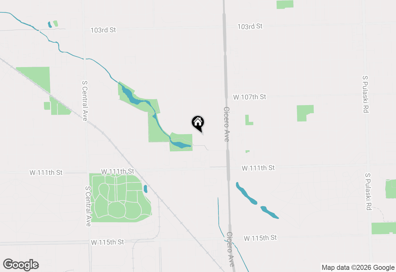 Map of 4921 W 109th Street #304, Oak Lawn, IL 60453