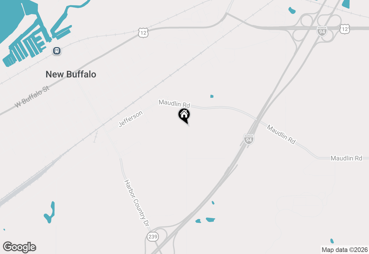 Map of 18312 Kinst Road, New Buffalo, MI 49117