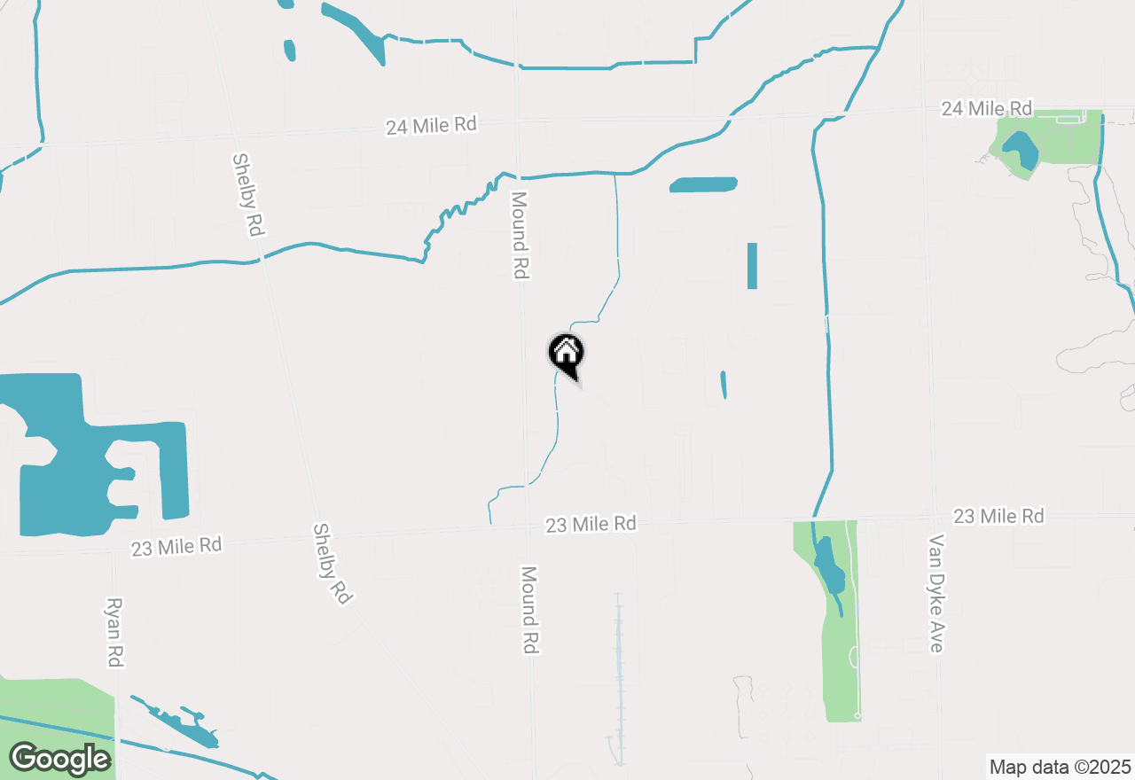 Map of 6018 Brynthrop Drive, Shelby Twp, MI 48316