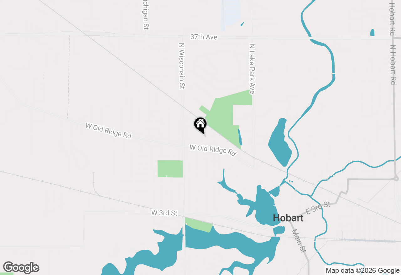 Map of 221 N Pennsylvania Street, Hobart, IN 46342