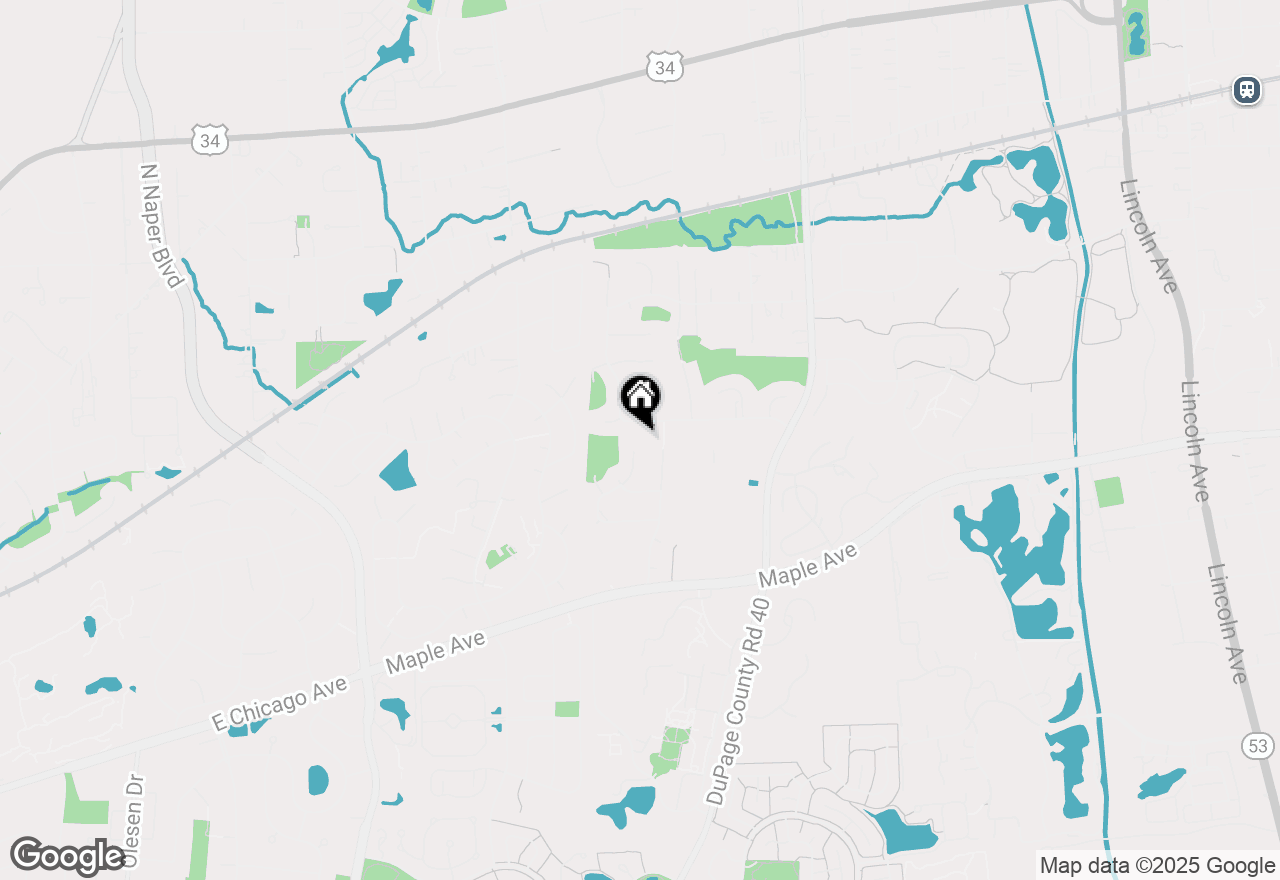 Map of 5445 Ranier Drive, Lisle, IL 60532