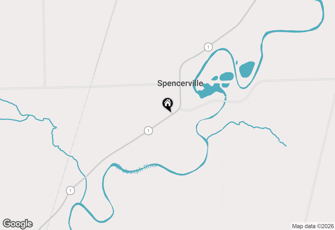 Map of 7014 State Road 1, Spencerville, IN 46788