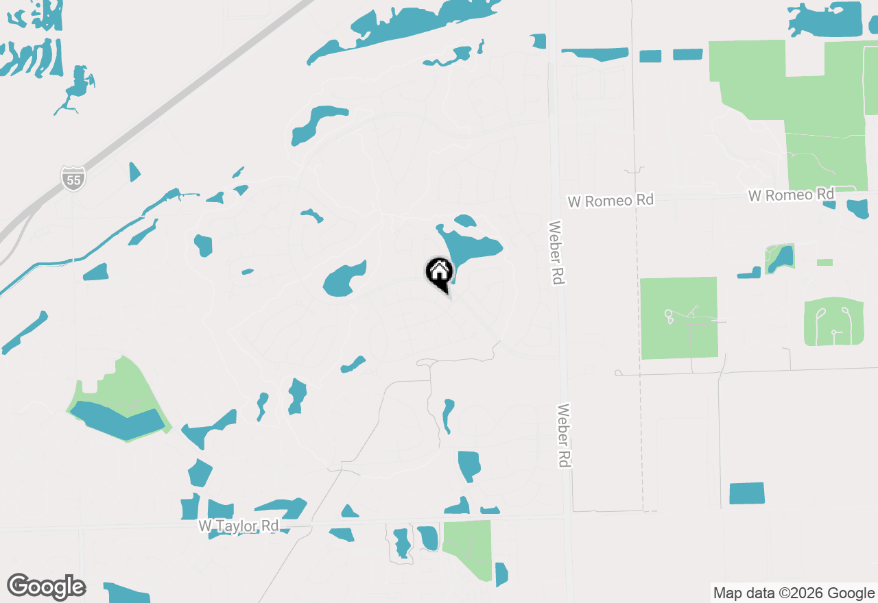 Map of 13729 S Redbud Drive, Plainfield, IL 60544