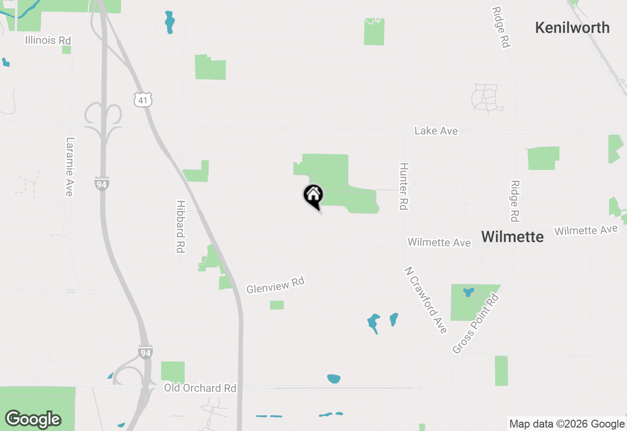 Map of 2611 Laurel Lane, Wilmette, IL 60091