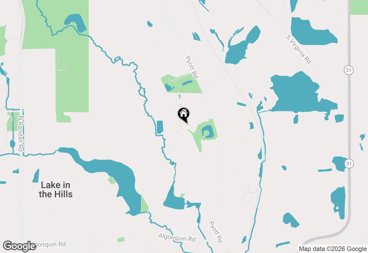 Map of 1303 Cunat Court #3D, Lake In The Hills, IL 60156