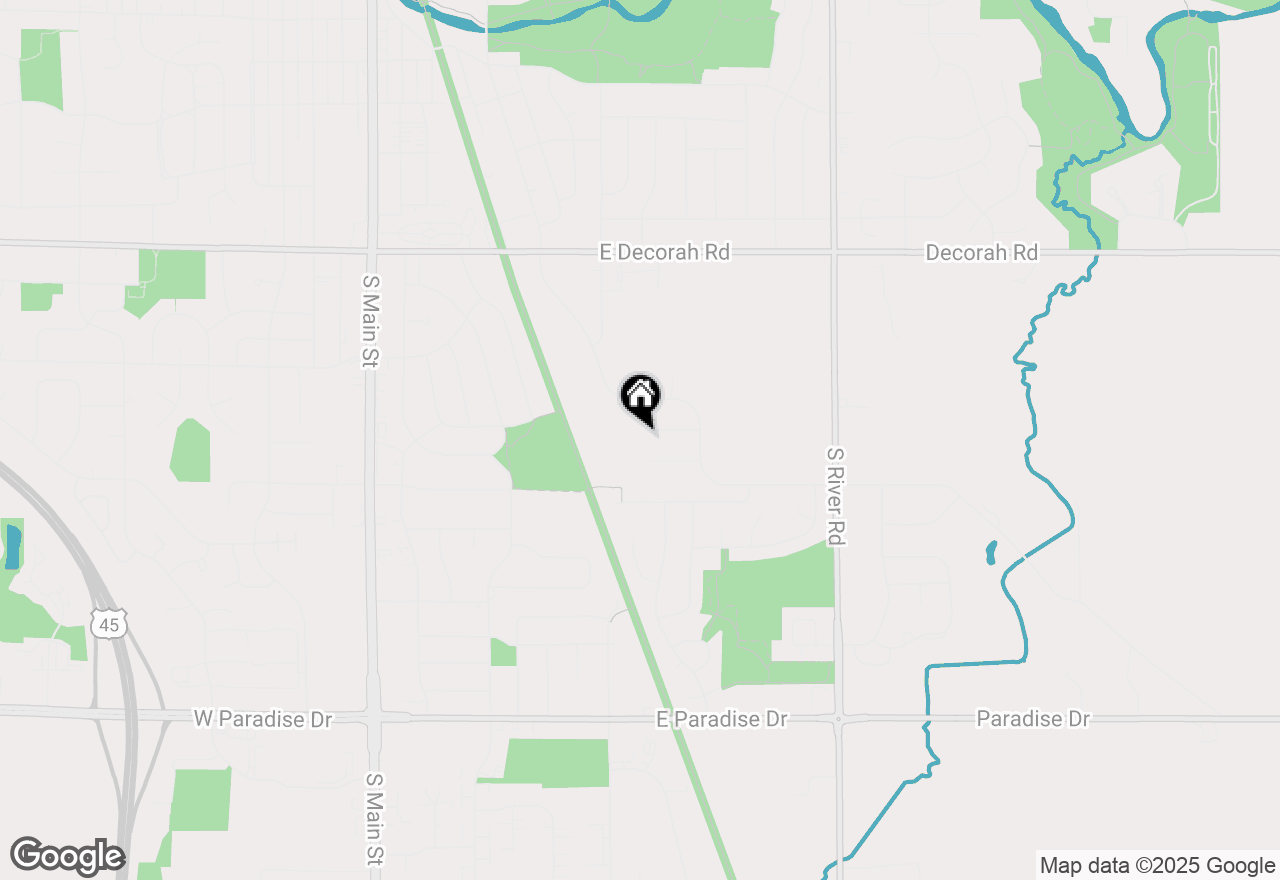 Map of 301 Webster Place, West Bend, WI 53095