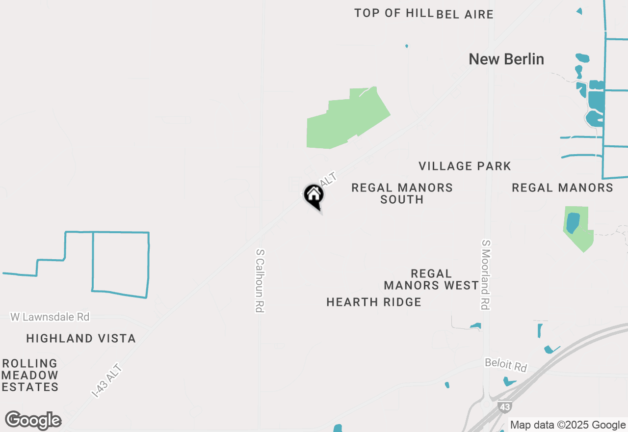 Map of 4350 S Rose Ct, New Berlin, WI 53151