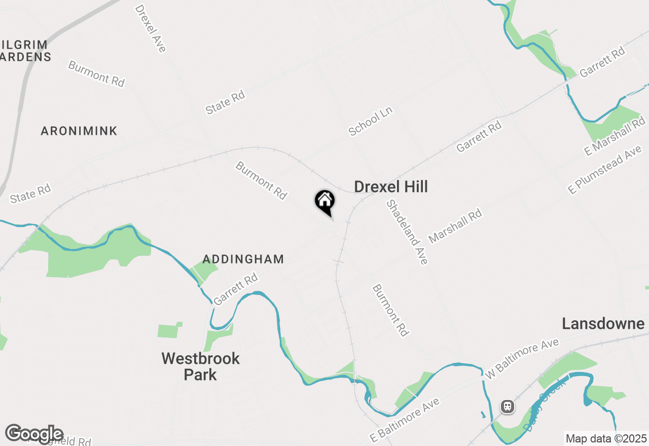 Map of 413 Burmont Road, Drexel Hill, PA 19026