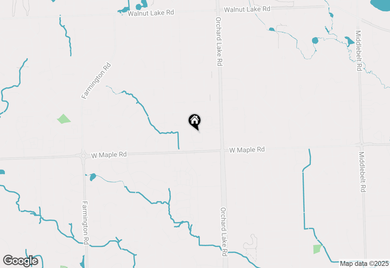 Map of 4250 Breckenridge Drive, West Bloomfield, MI 48322