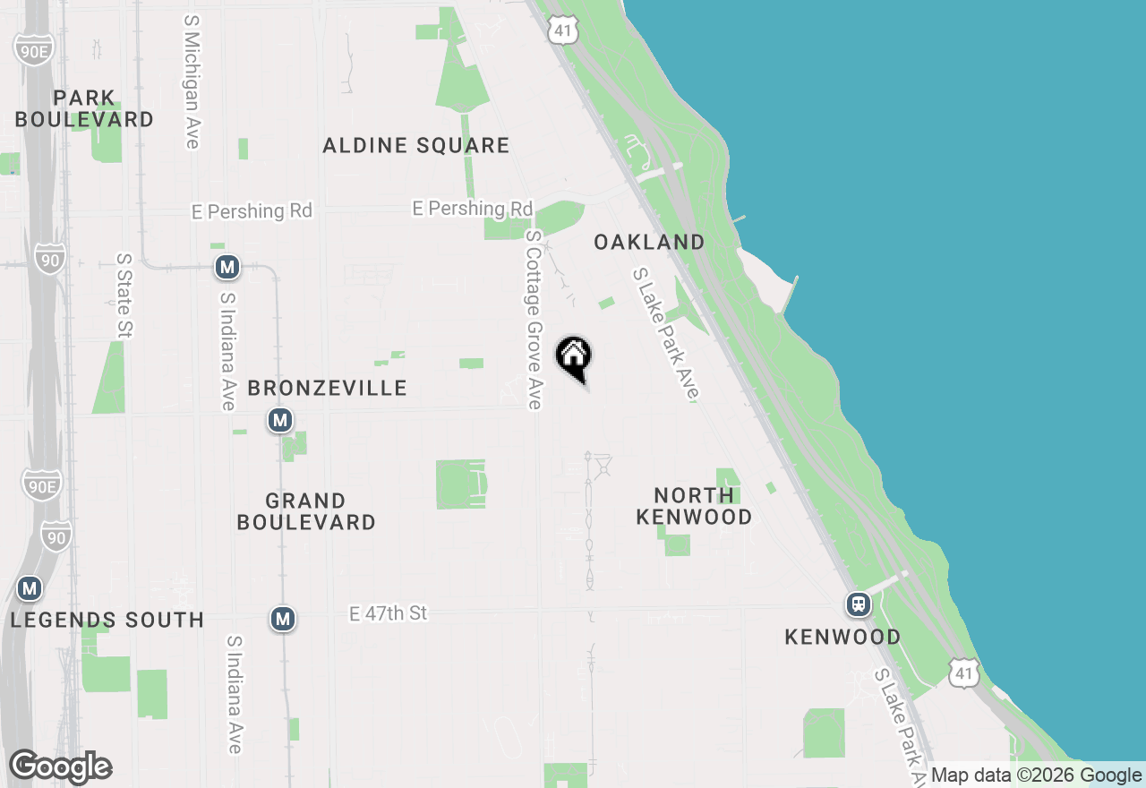 Map of 4248 S Drexel Boulevard #3S, Chicago, IL 60653