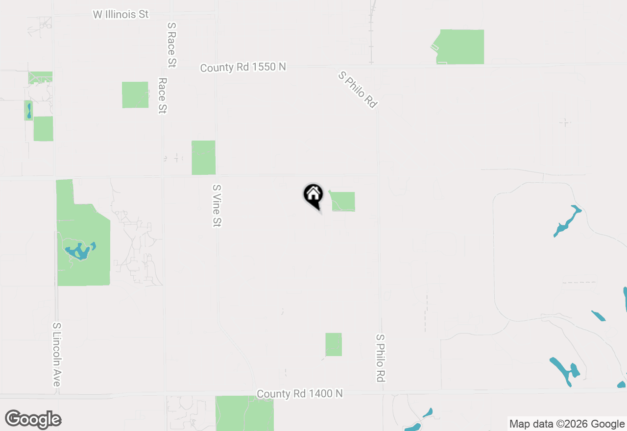 Map of 1807 Glenwood Oaks Court #B, Urbana, IL 61801
