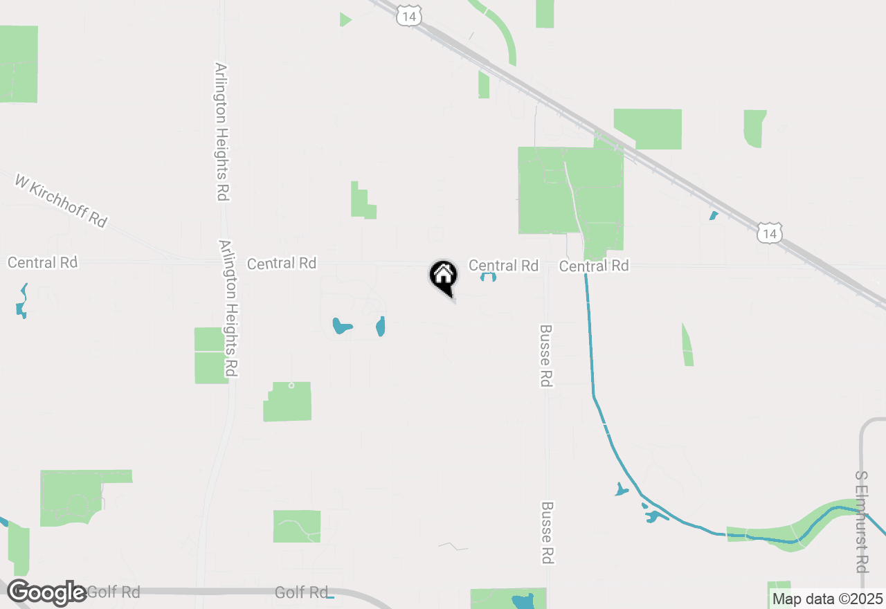 Map of 1405 E Central Road #120C, Arlington Heights, IL 60005