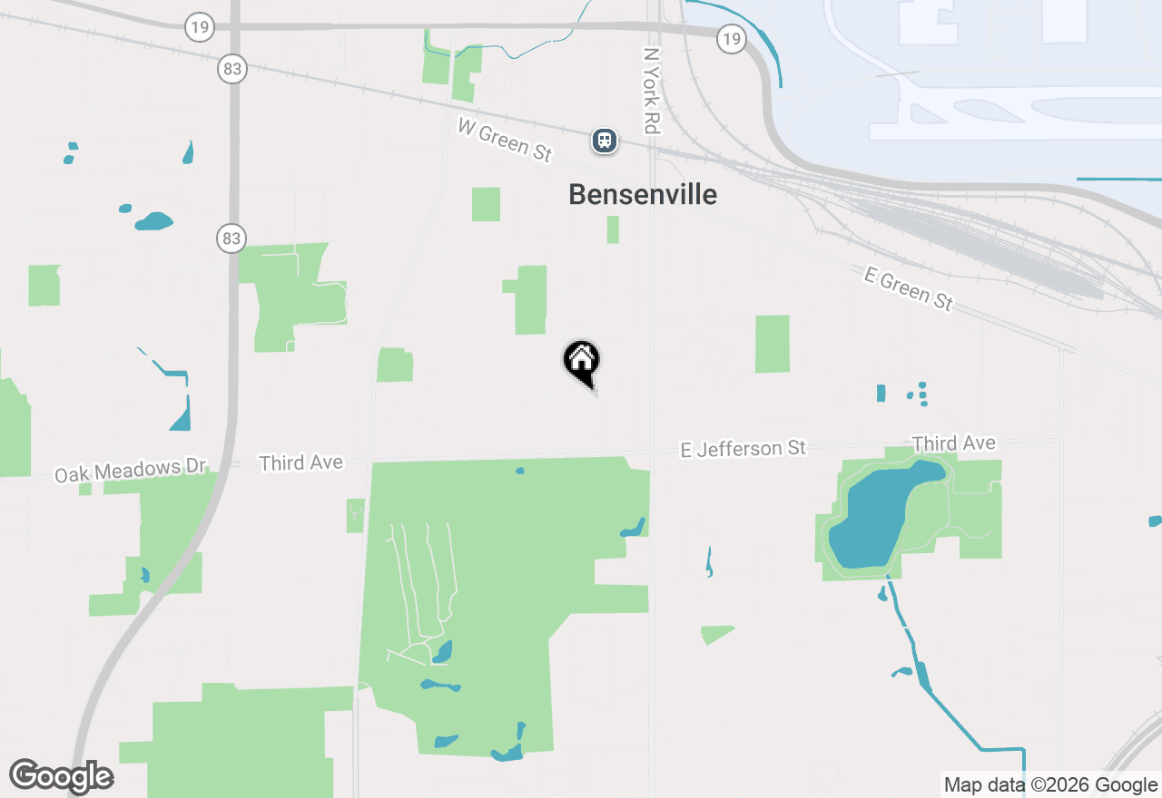 Map of 402 S Addison Street, Bensenville, IL 60106