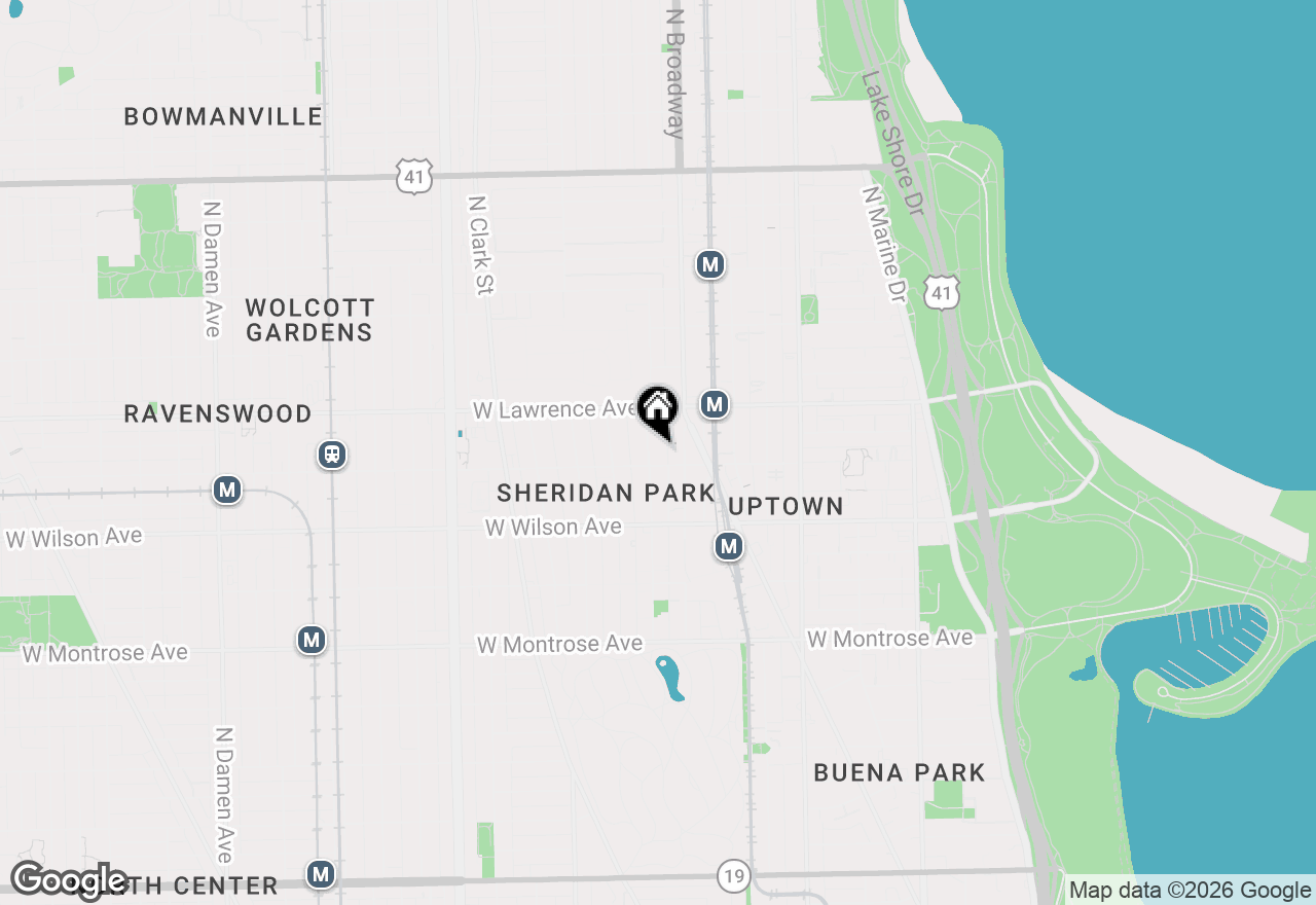 Map of 4711 N Magnolia Avenue #2, Chicago, IL 60640