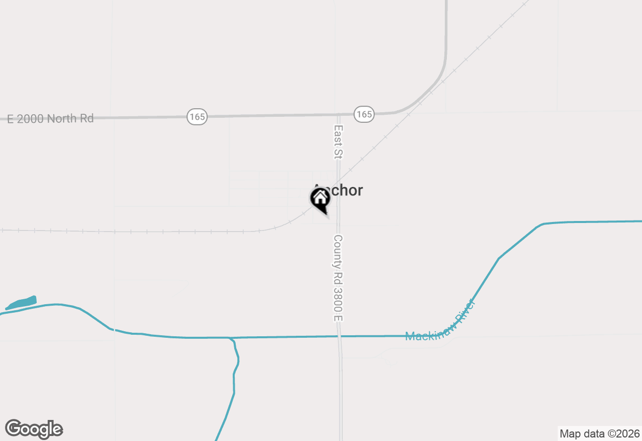 Map of 208 4th Street, Anchor, IL 61720