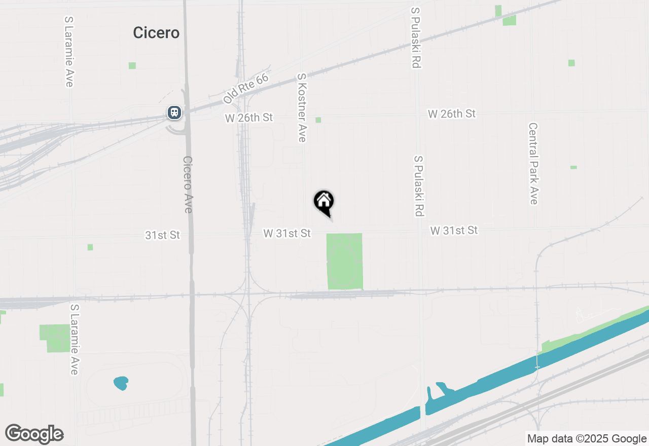 Map of 3039 S Kolin Avenue, Chicago, IL 60623