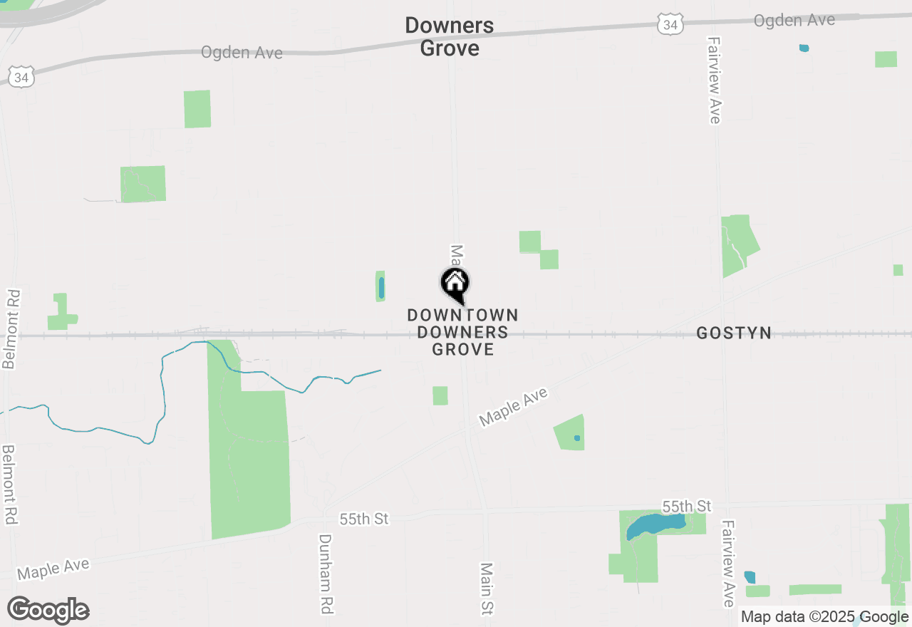 Map of 4958 Main Street, Downers Grove, IL 60515