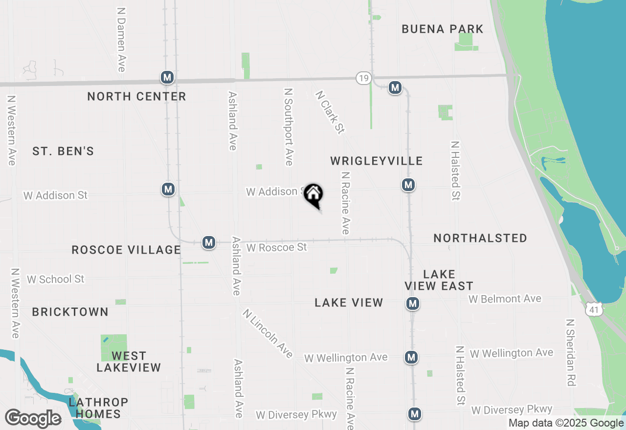 Map of 1310 W Cornelia Avenue, Chicago, IL 60657